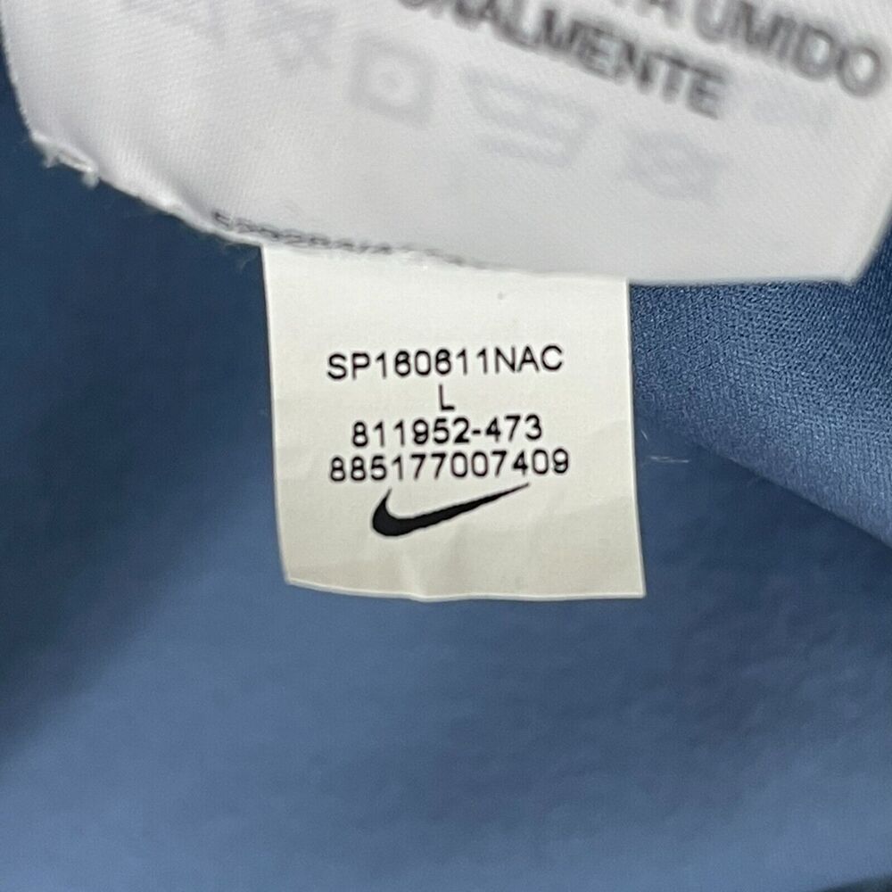 Nike Tiger Woods Collection Sweater Mens Large Blue Olympic Games Rio 2016 Adult - Picture 10 of 12